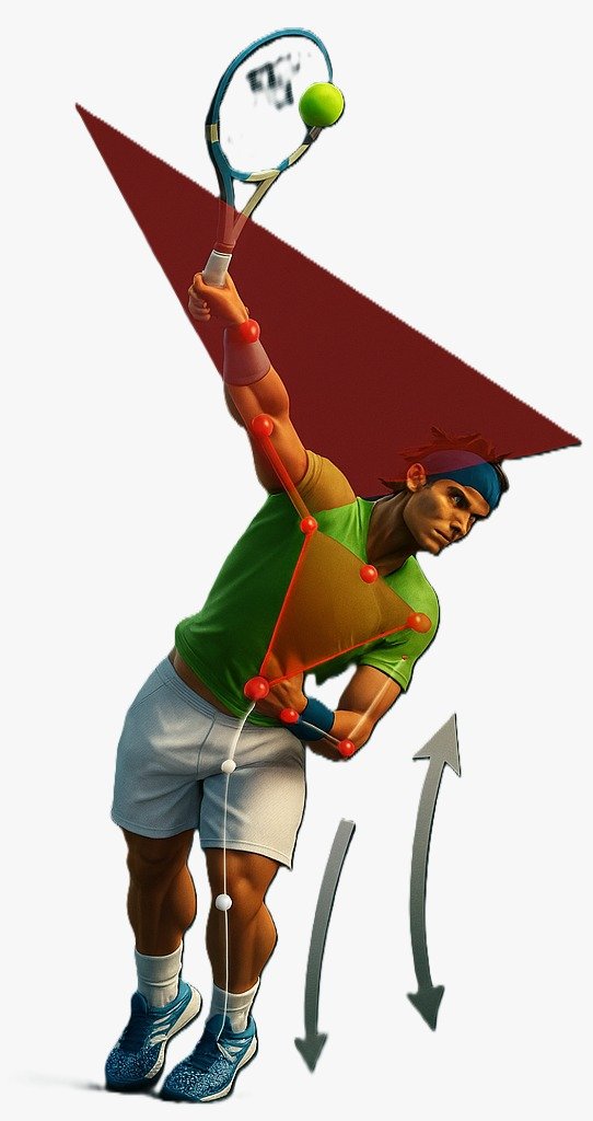 Tennis winner with trophy