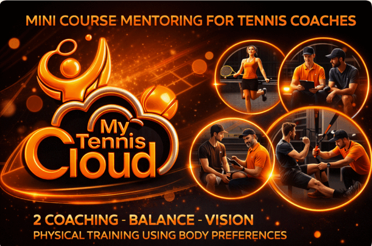 MINI COURSE MENTORING TENNIS COACHES : 2 COACHING BALANCE-VISION- PHYSICAL TRAINING using body preferences