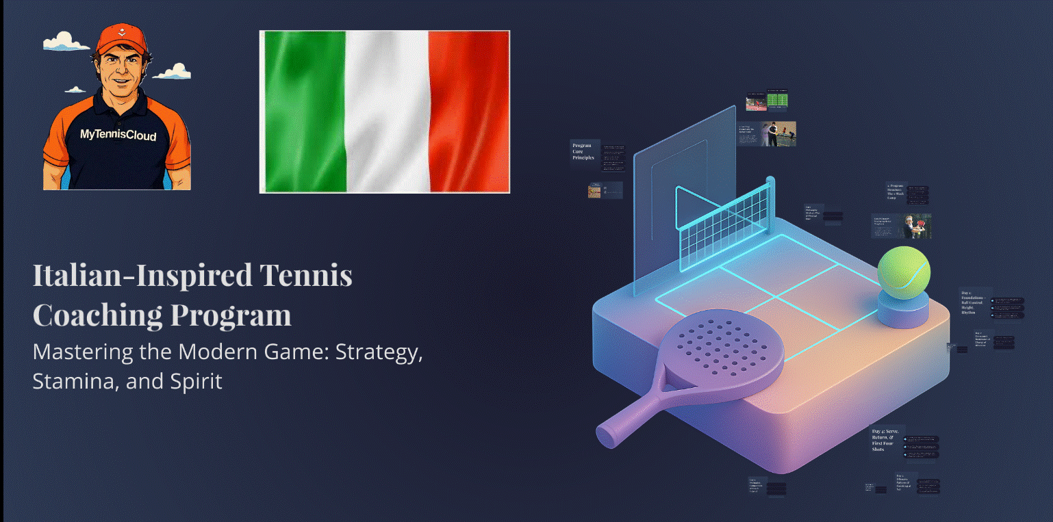ITALIAN INSPIRED TENNIS CAMPS