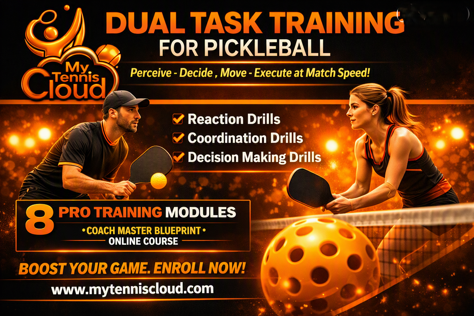 PICKLEBALL DUAL TASK TRAINING