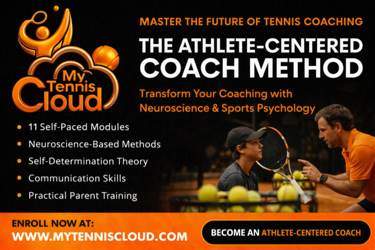 TENNIS THE ATHLETE-CENTERED COACH METHODE