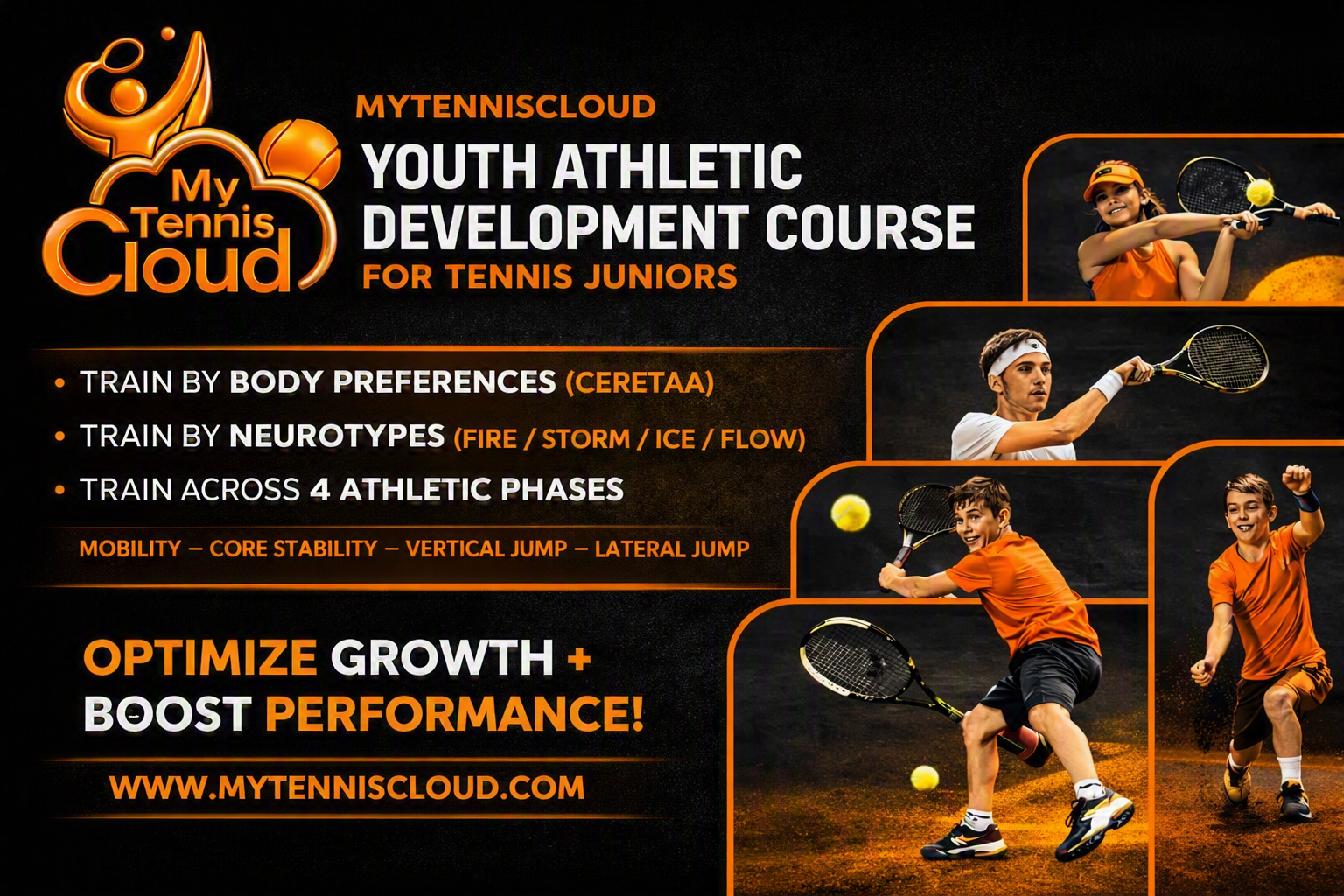 TENNIS YOUTH ATHLETIC DEVELOPMENT COURSE