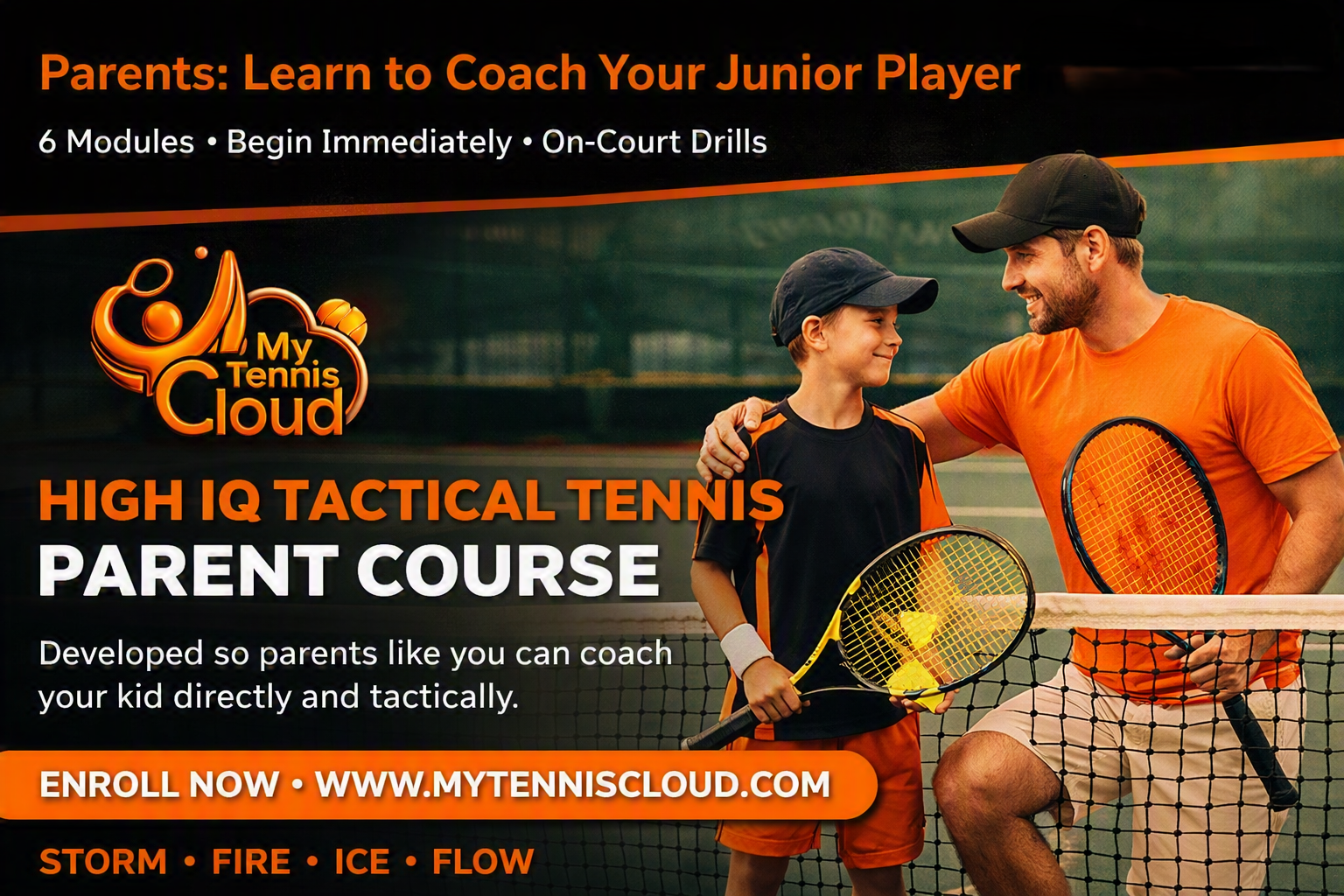 HIGH IQ TACTICAL FOR TENNIS PARENTS WHO COACH THEIR CHILD