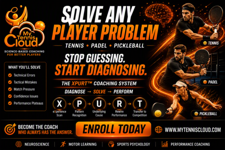 SOLVING PLAYERS PROBLEMS FOR RACQUETS SPORTS COACHES