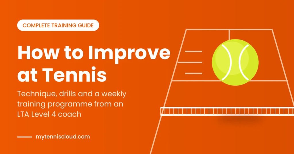 How to improve at tennis: complete training guide with technique, drills and a weekly tennis training programme from an LTA Level 4 coach